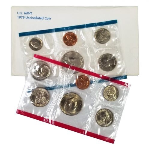 1979 US Mint Set Philly & Denver (12 coins) in original packaging
