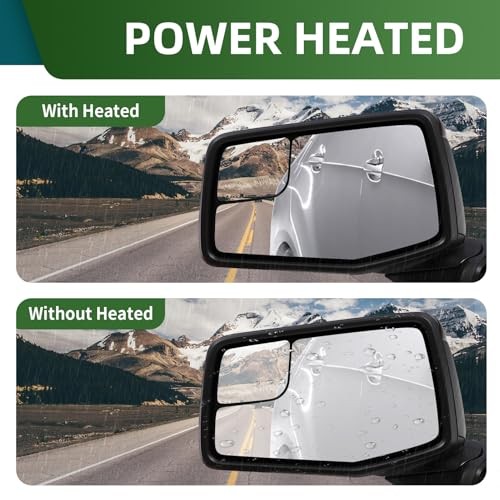Driver Left Side Mirror Assembly Compatible with 2019-2023 Silverado and