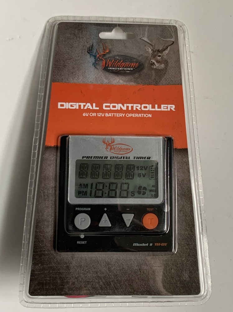 Wildgame INNOVATION GAME FEEDER TIMER 6V 12V DEER TURKEY DIGITAL CONTROLLER
