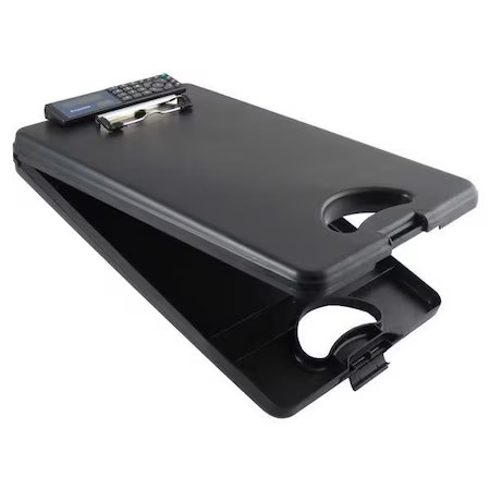 8-1/2" X 11" Plastic Clipboard 1", Black, 00534