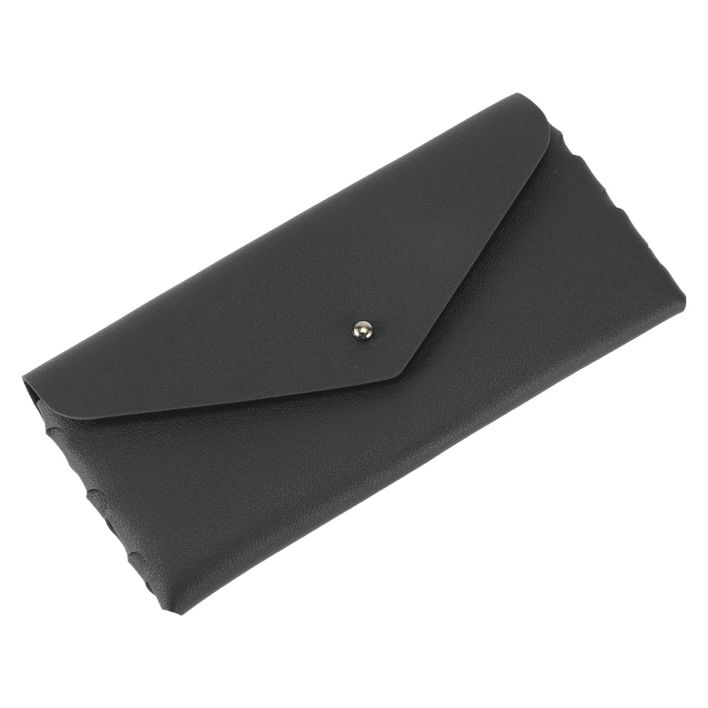 Triangular Head Button Eyeglasses Case Simple Portable Eyeglasses Storage 1 Pc