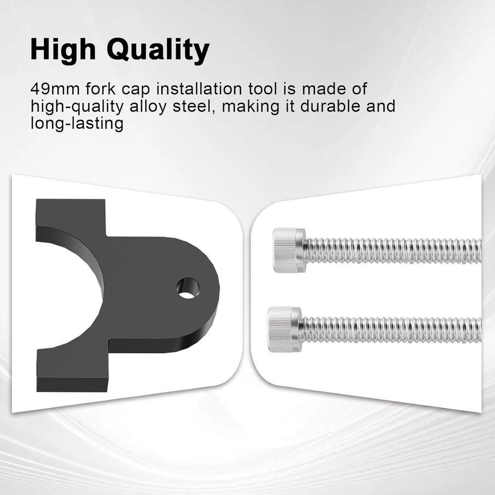 49mm Fork Cap Installation Tool Compatible with Harley Davidson Touring FLH/FLT