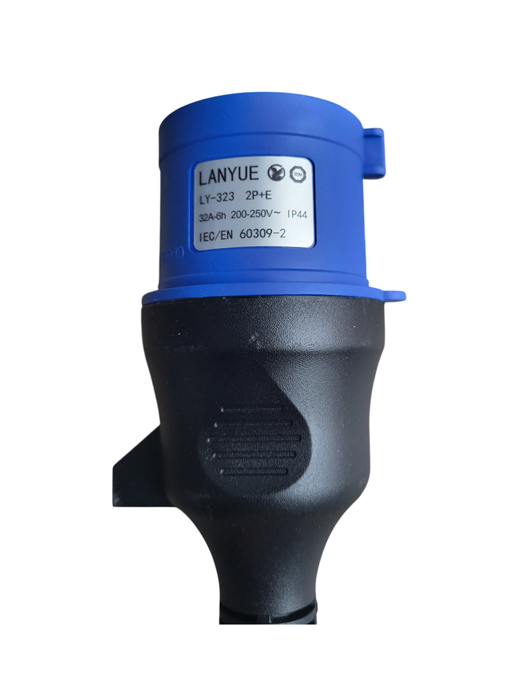 Tesla Adapter 32A Schuko Type (To 220V 7KW In Blue Socket)