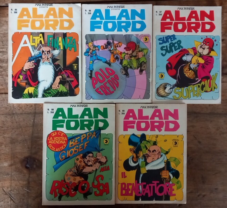 horn comics. ALAN FORD 80/89.