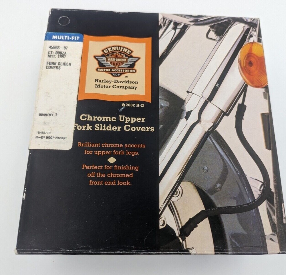 Harley-Davidson stock Upper Fork Slider Covers Used