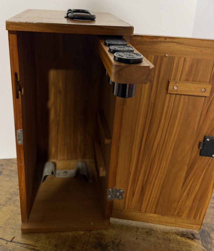 Vintage Bausch & Lomb Wooden Microscope Box Only - No Microscope - #2