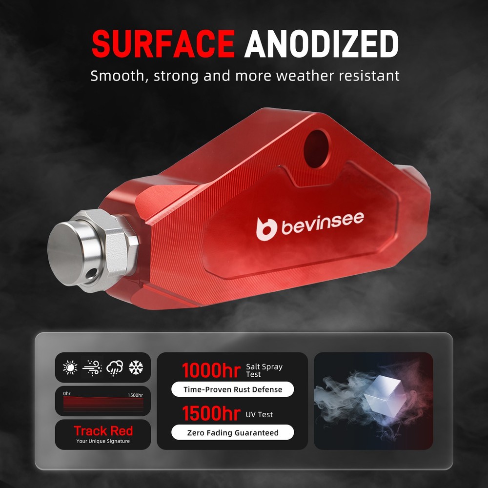 BEVINSEE Universal Differential Breather Kit For 4WD Drivetrain Assemblies