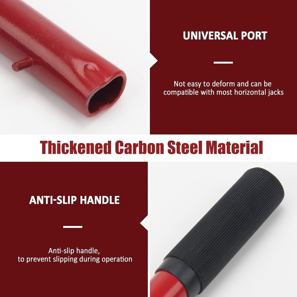 Horizontal Hydraulic Jack Handle 2 Ton Floor Jack Handle Replacement for Car Jac