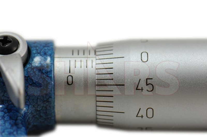 SHARS 25-50mm Solid Metal Frame Outside Micrometer NEW !}