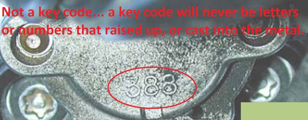 Suzuki Motorcycle keys Cut by Code spare key to codes 101-300 Long key