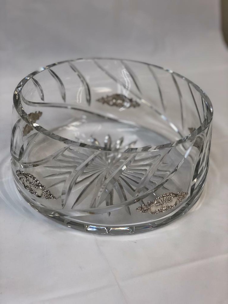 925 Sterling Silver Glass Bowl
