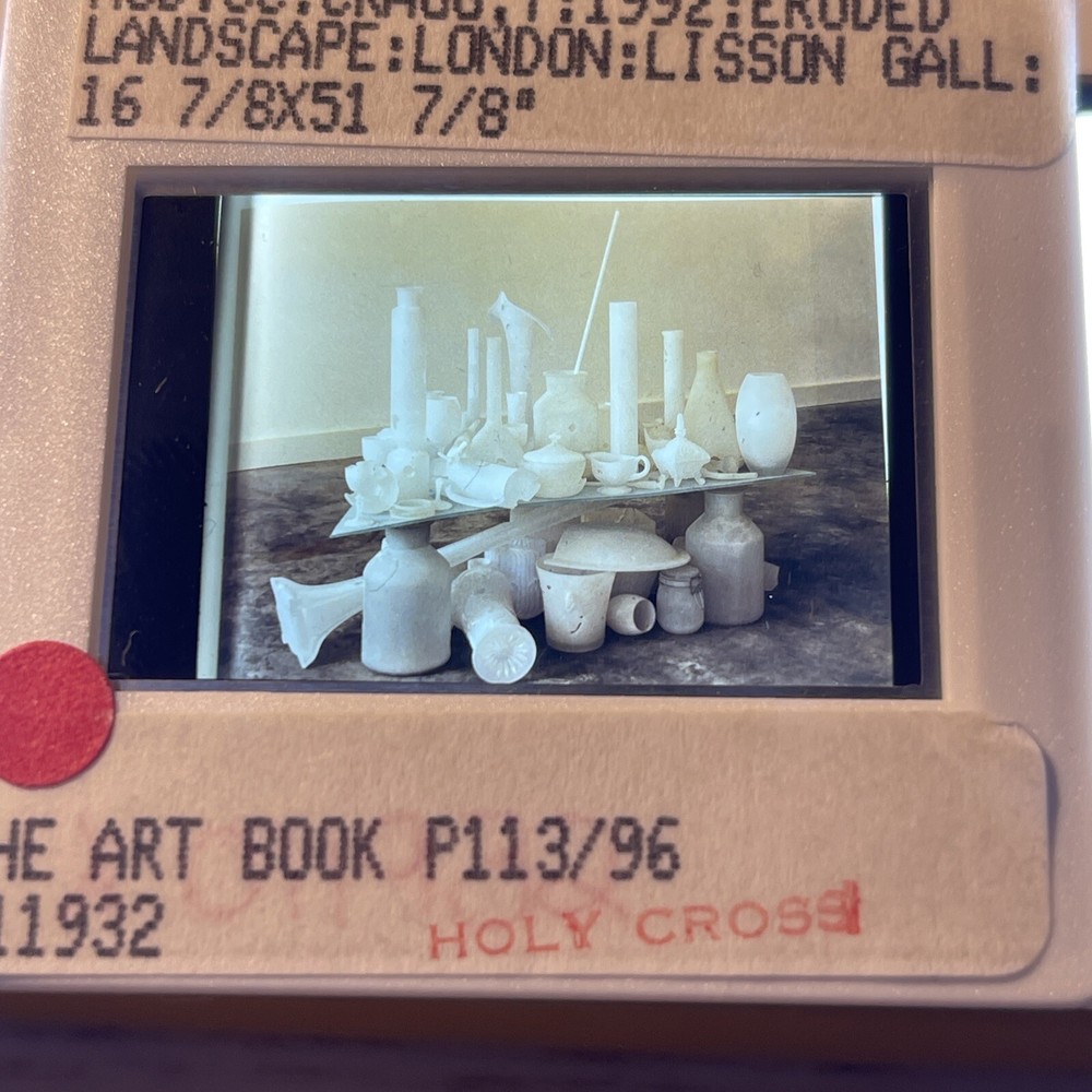 Tony Cragg “Eroded Landscape " Modern Sculpture Art 35mm Slide