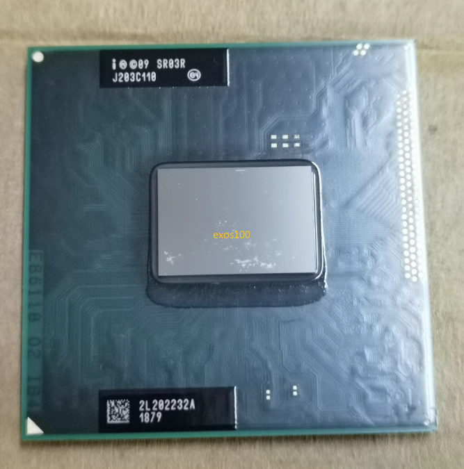 Intel Core i7-2640M 2.8GHz Dual-Core Socket G2 Laptop Processor CPU SR03R