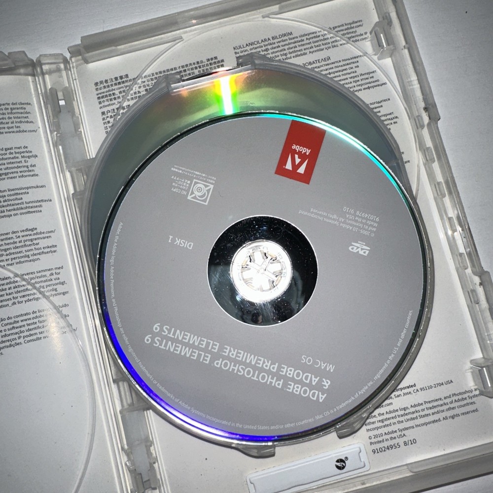 #Z21 - Adobe Photoshop Elements 9 with serial number Without 1 Disk