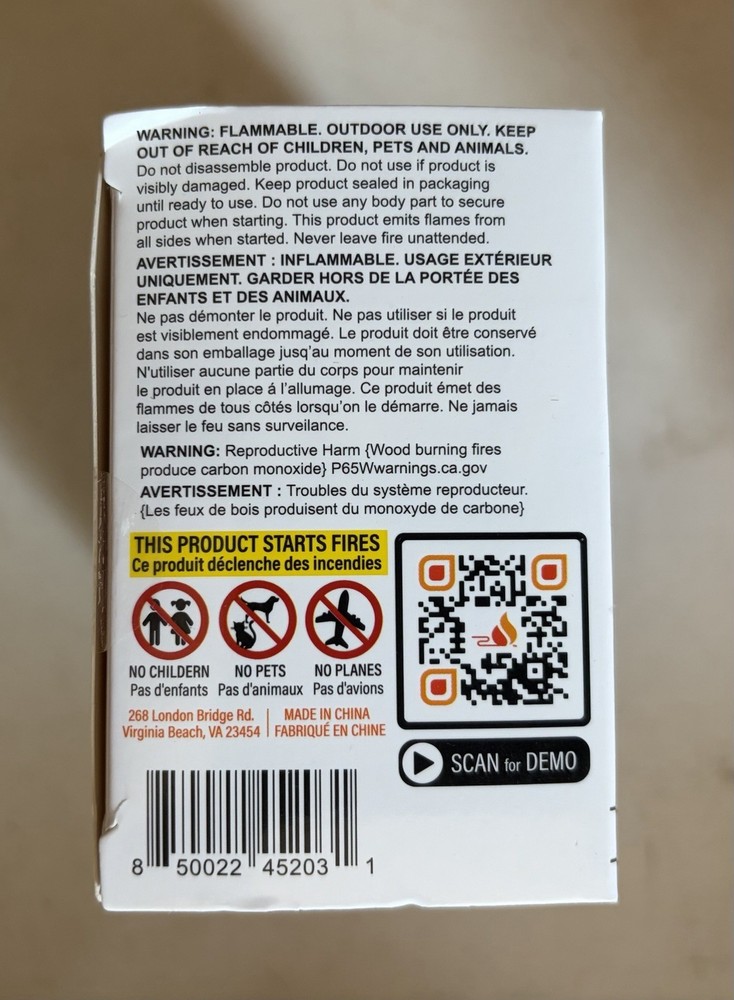 Pull Start Fire Pull String Firestarter Pack Of 3