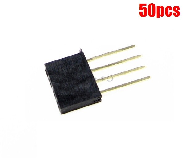 50Pcs For Arduino Shield 4 Pin Female Tall Stackable Header Connector Socket us
