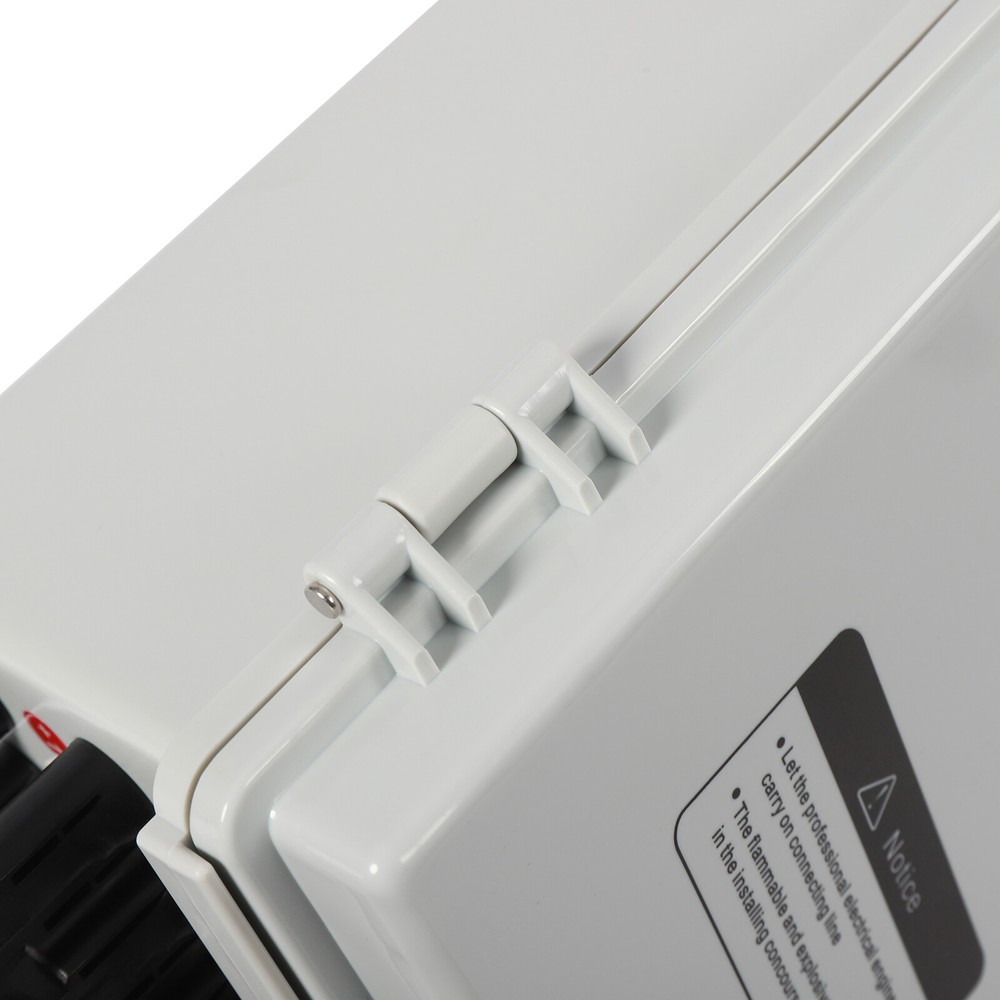 6 String Solar PV Combiner Box 15A Circuit Breaker for Solar Panel Plastic