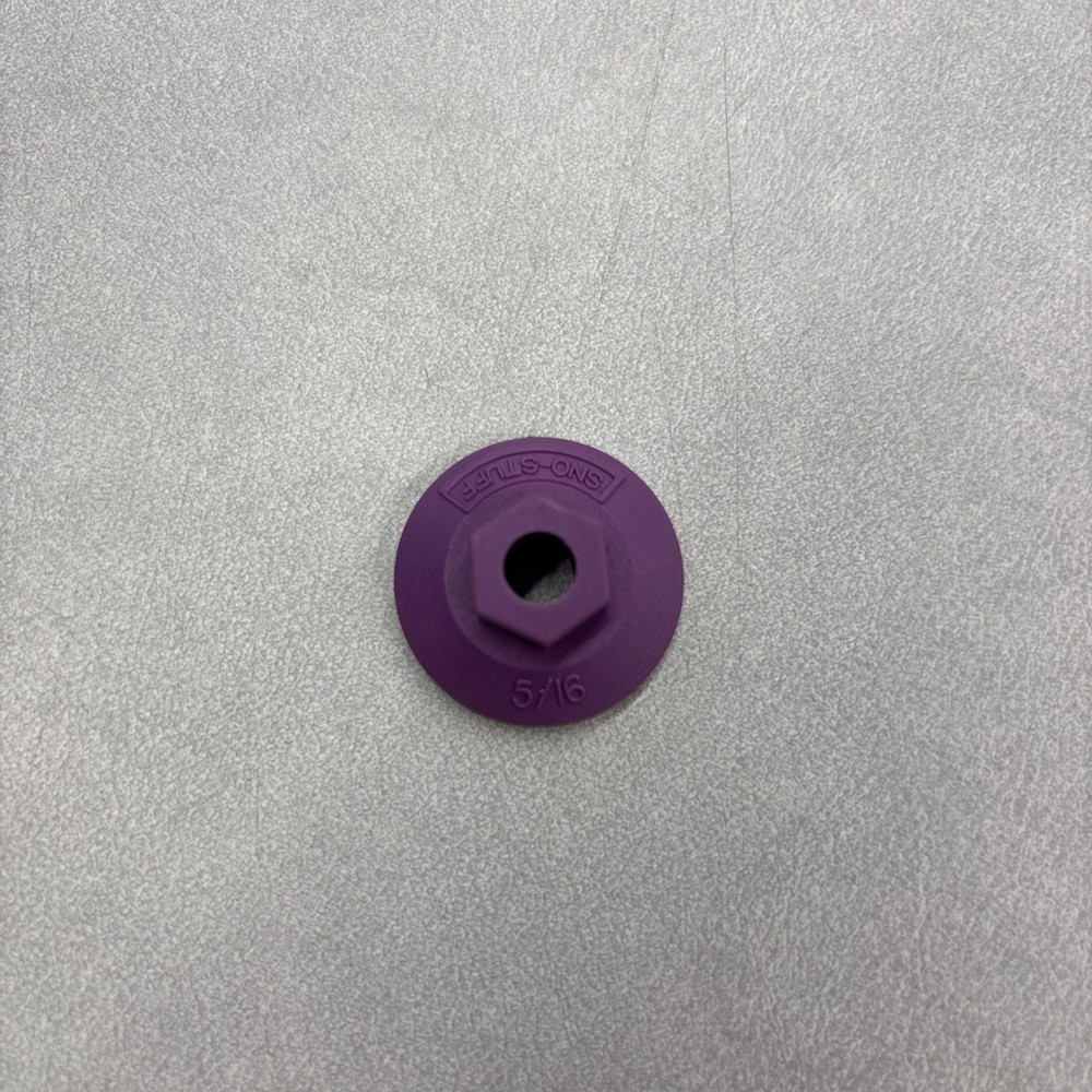 SNOW STUFF SNOWMOBILE 5/16 PLASTIC STUD NUTS PURPLE