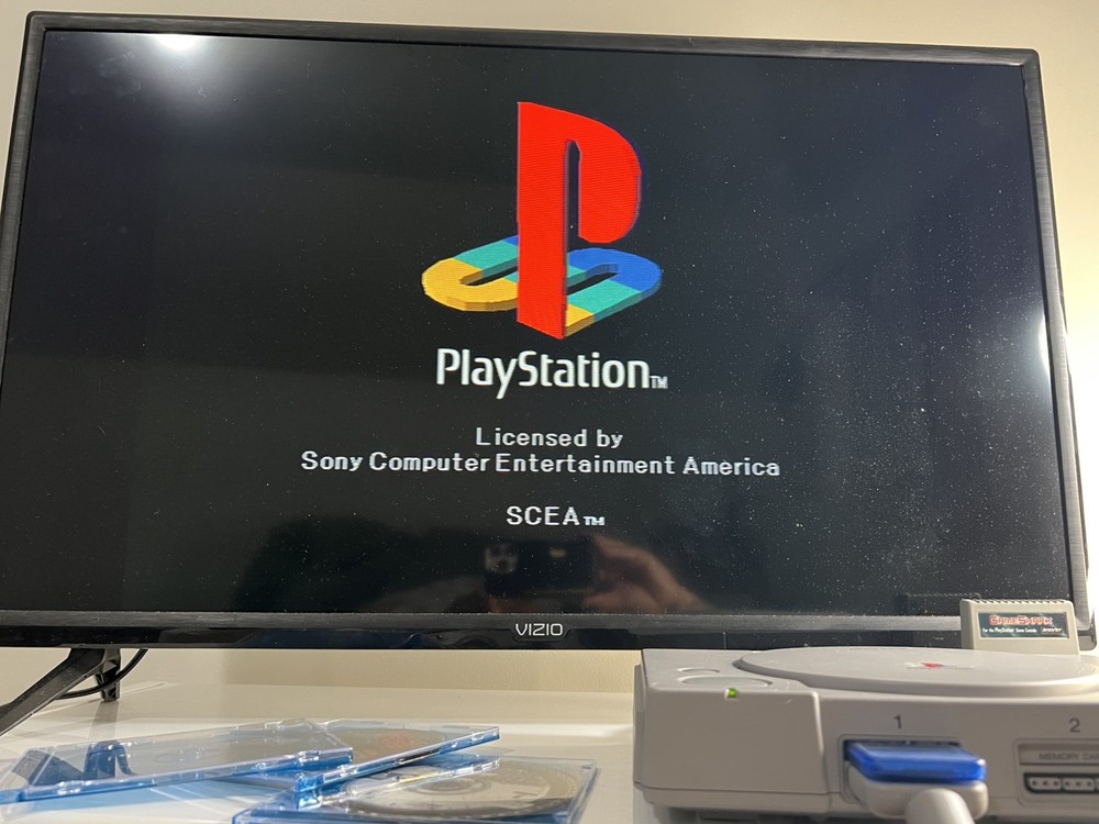 Official Sony PlayStation 1 Console PS1 System With Bundle! Tested!