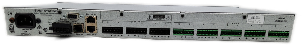 Biamp Nexia CS Audio Digital Signal Processor Rackmount DSP