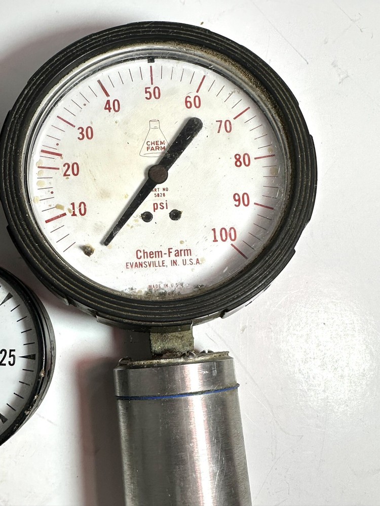 Vintage PRESSURE GAUGE Boiler STEAMPUNK