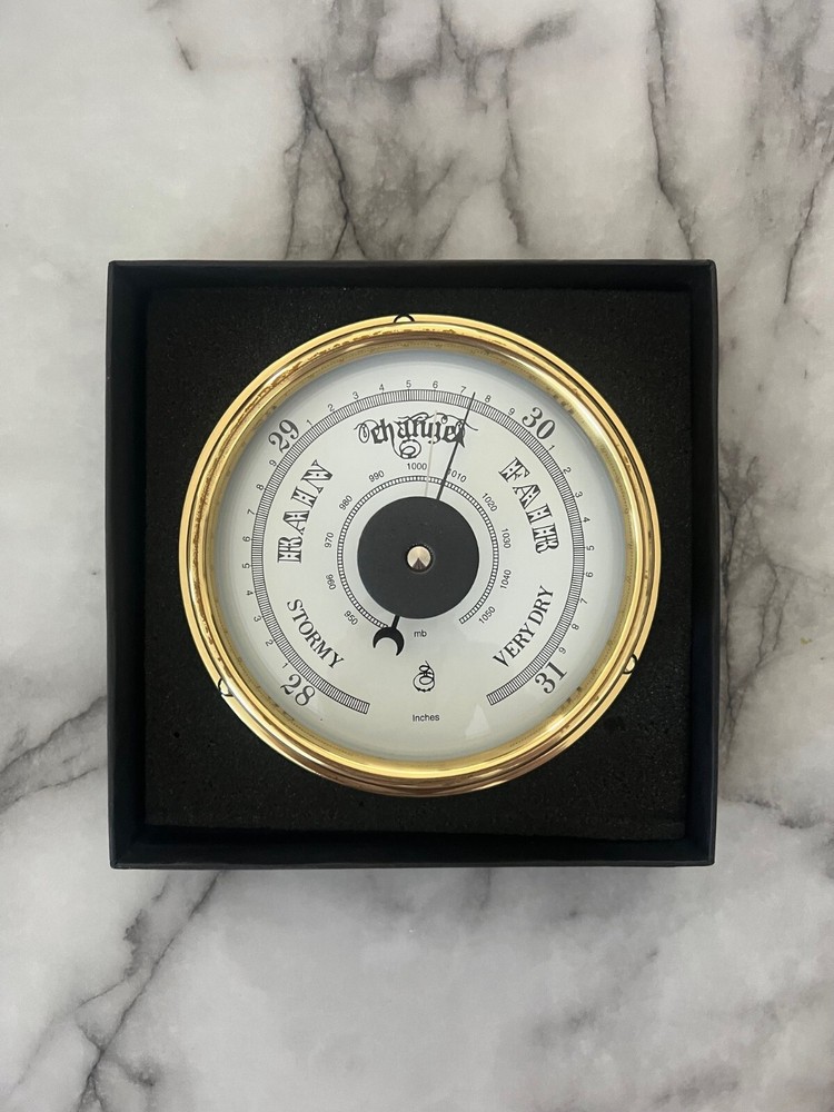 TABIC England - Traditional Brass Barometer