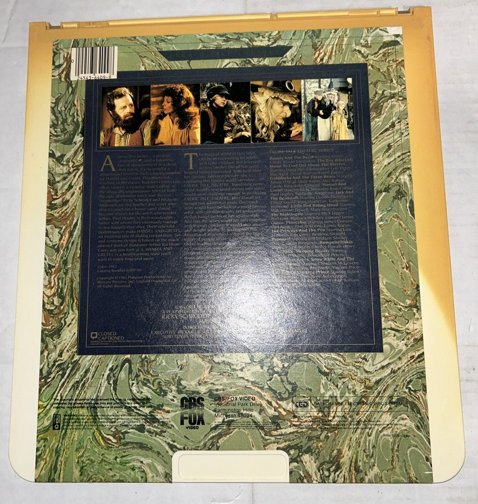 HANSEL AND GRETEL 1984 CED