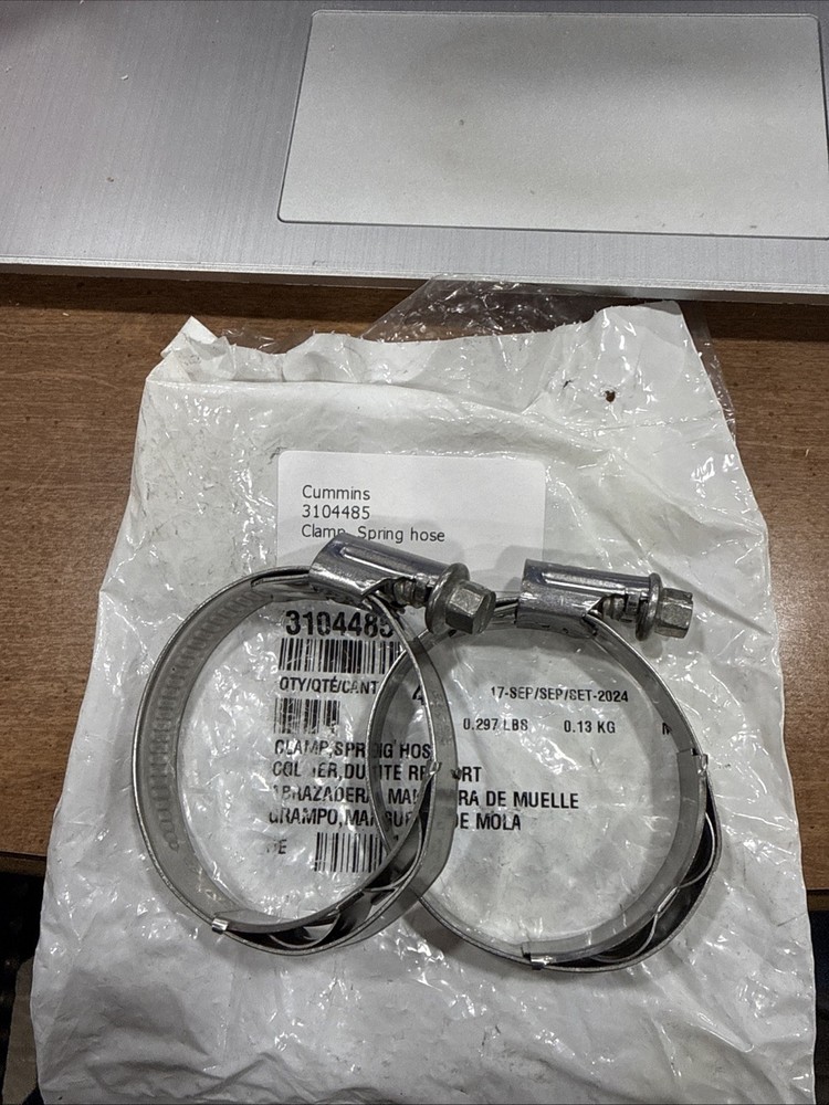 CUMMINS CLAMP,SPRING HOSE 3104485
