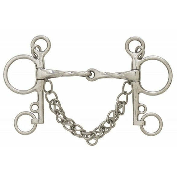 Jointed Slow Twist Pelham Bit