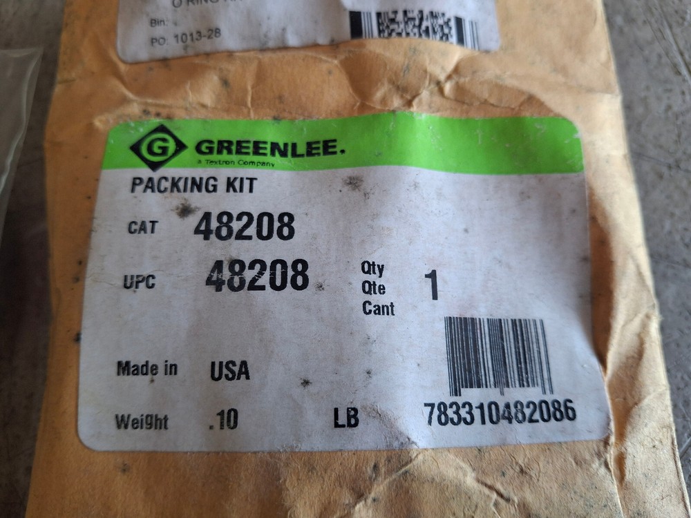 Greenlee 4820 Packing O Ring Kit