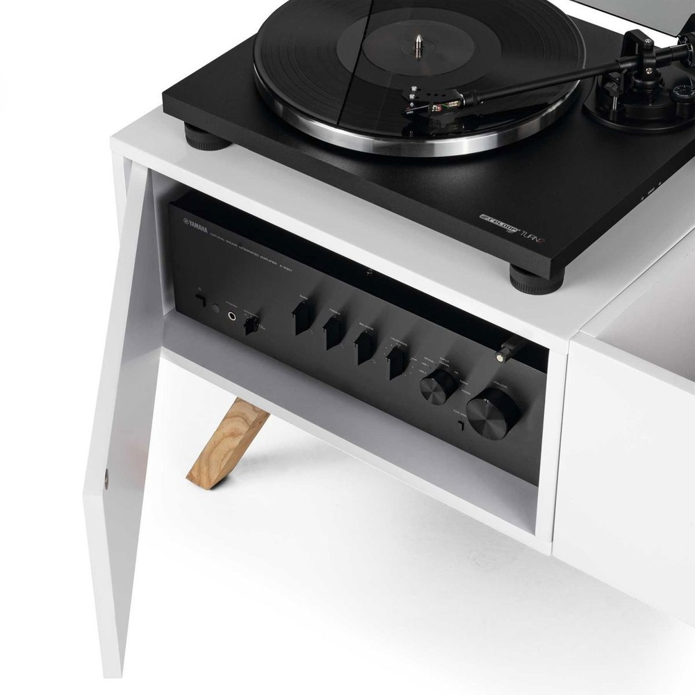 Glorious Turntable Lowboard with Integrated Record Box