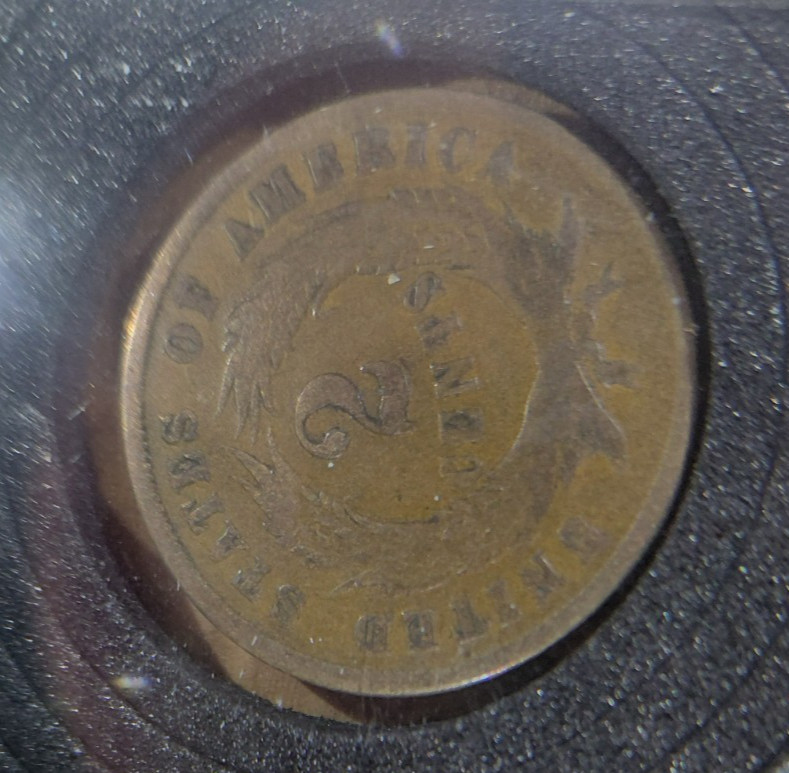 Nice Pair of 1864 2Cent Coins