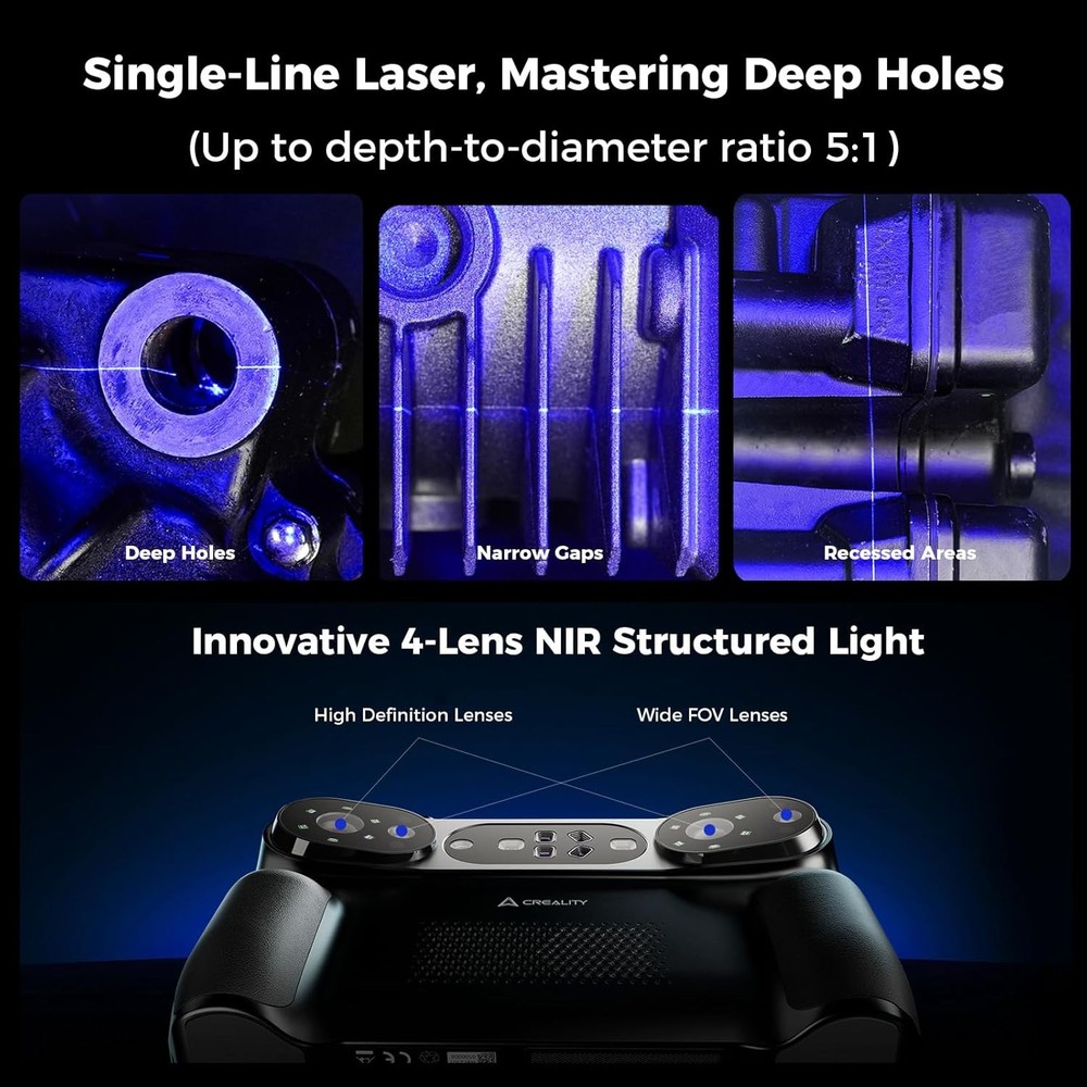 Creality Sermoon P1 3D Scanner With SPARKX i7 3D Printer