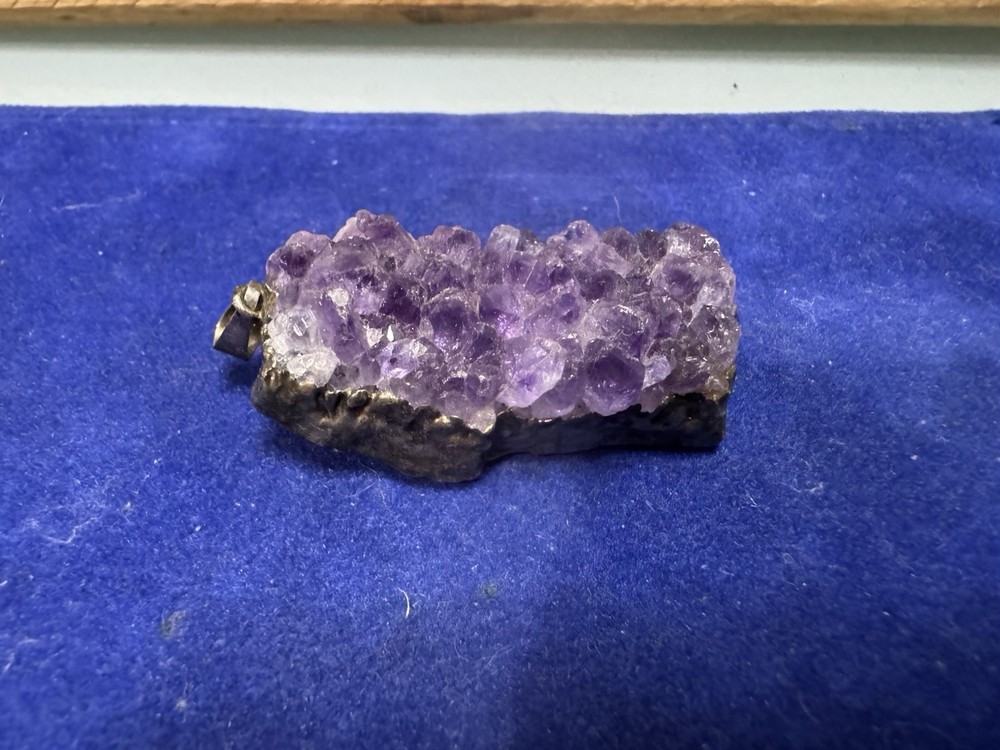 PURPLE AMETHYST CRYSTAL pendant