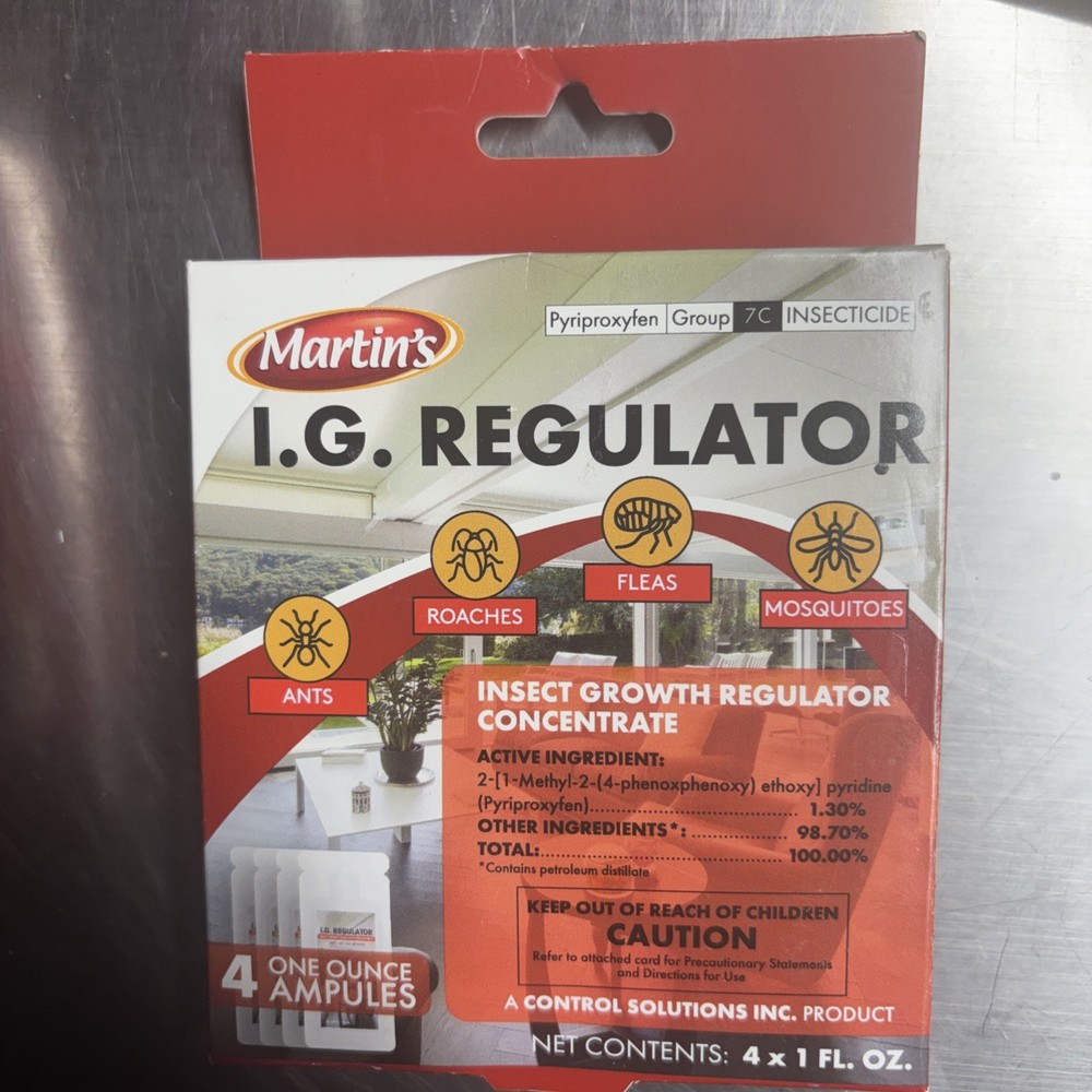 Martin's IGR Insect Growth Regulator 4 x 1 fl oz Ampules by Control Solutions