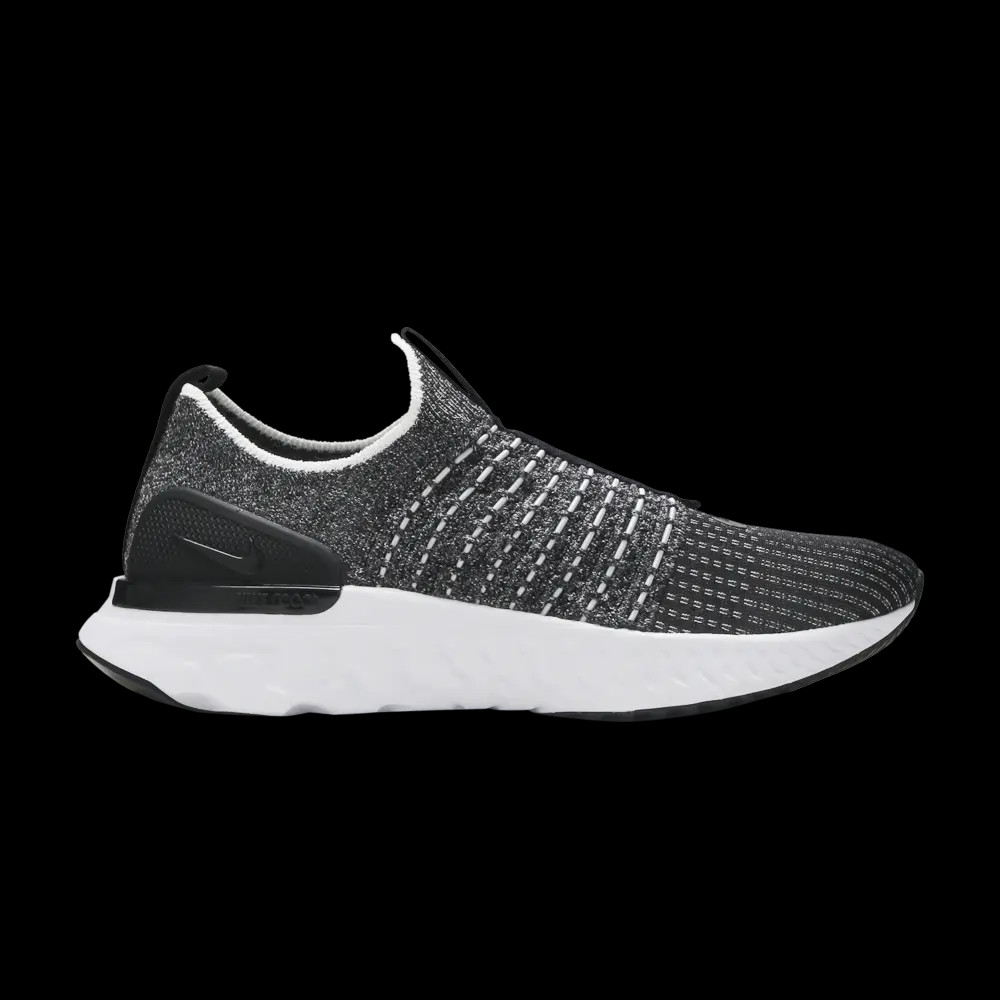 Nike React Phantom Run Flyknit 2 Black Smoke Grey CJ0277-003 In Stock