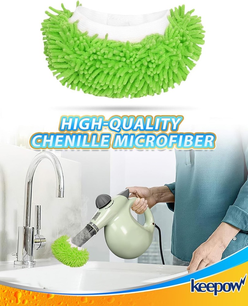 8 Pack Microfiber Cloths for Handheld Steam Cleaner Compatible with Bissell