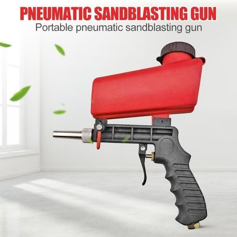 Portable Air Sandblaster Gun Tool Adjustable Handheld Air Sandblasting Tool