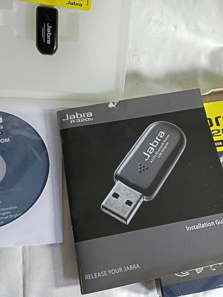 Jabra A320s USB Bluetooth Adapter Class 1 - Open Box, Complete, Box Wear
