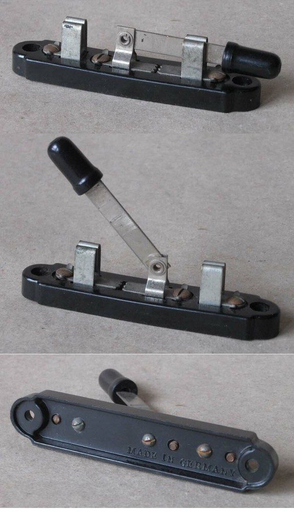 ANTIQUE GERMAN BAKELITE CIRCUIT BREAKER / SWITCH