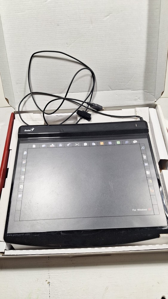 Genius G-Pen F610 USB Tablet With Box. Great Shape