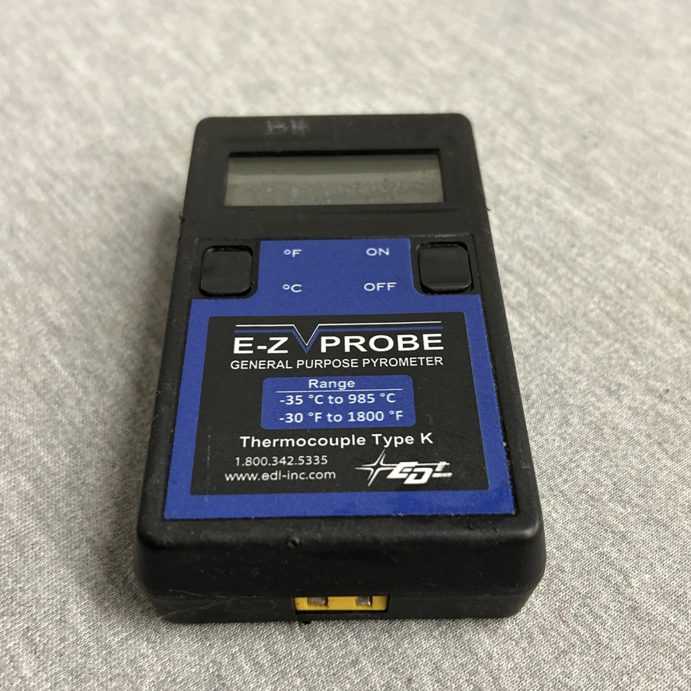 EDL E-Z Probe Digital Pyrometer Thermocouple Type K
