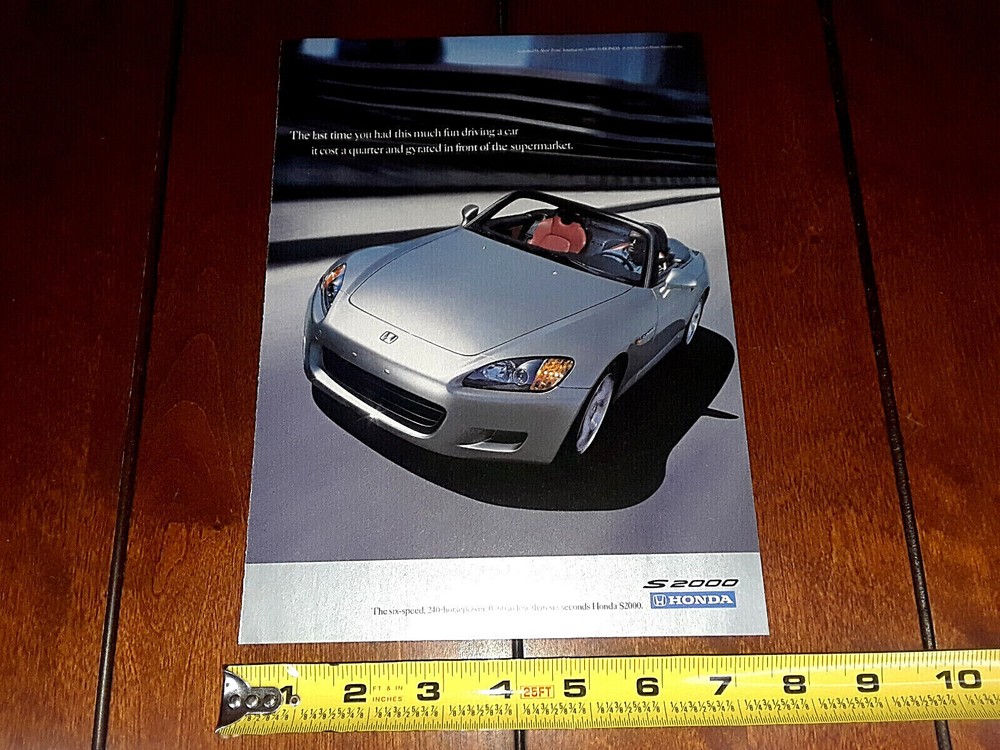 HONDA S2000 ORIGINAL AD