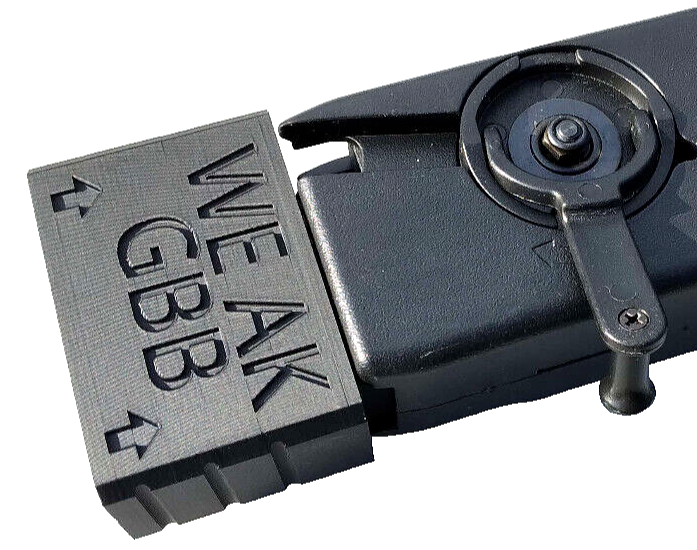 WE AKM GBBR Airsoft Odin Speedloader Adapter (Black)