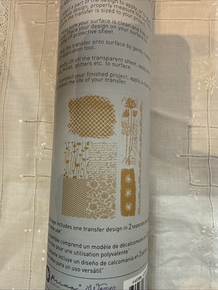 Redesign With Prima Nature & Scripts Adhesive Transfer