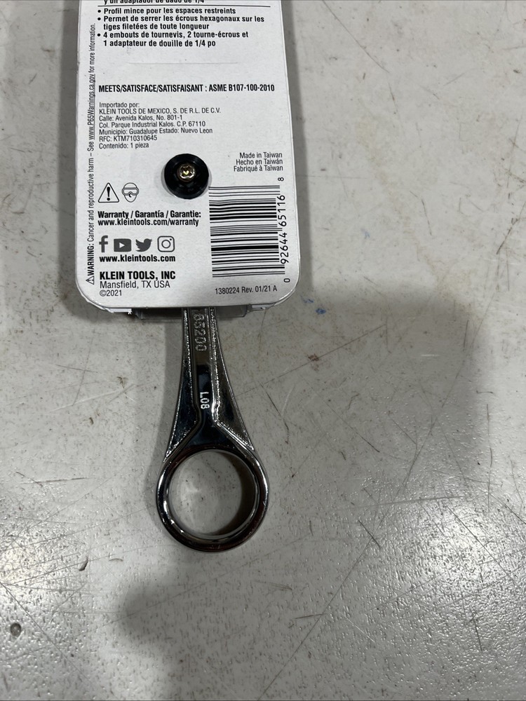 KLEIN TOOLS 65200 Ratchet Set, 5-Piece Mini Set Multi