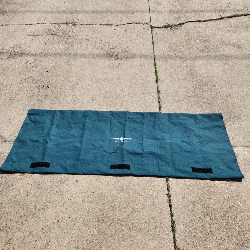 Disc-O-Bed Large Portable Camping Bunk Cot REPLACEMENT CANVAS - Green