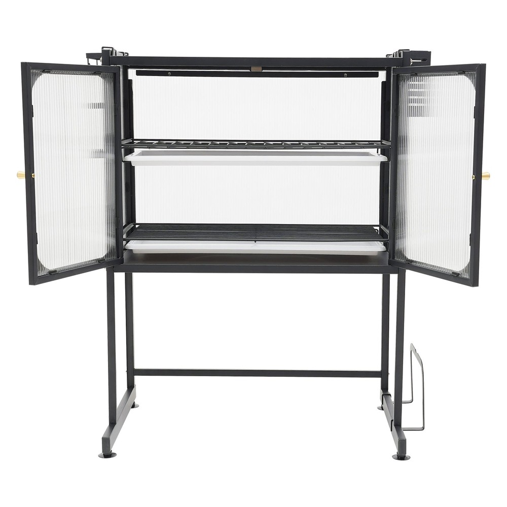 Iron Kitchen Storage Rack Vertical Microwave Oven Rack Kitchen Storage Shelf