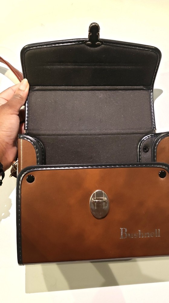 Vintage Bushnell Brown binocular case only