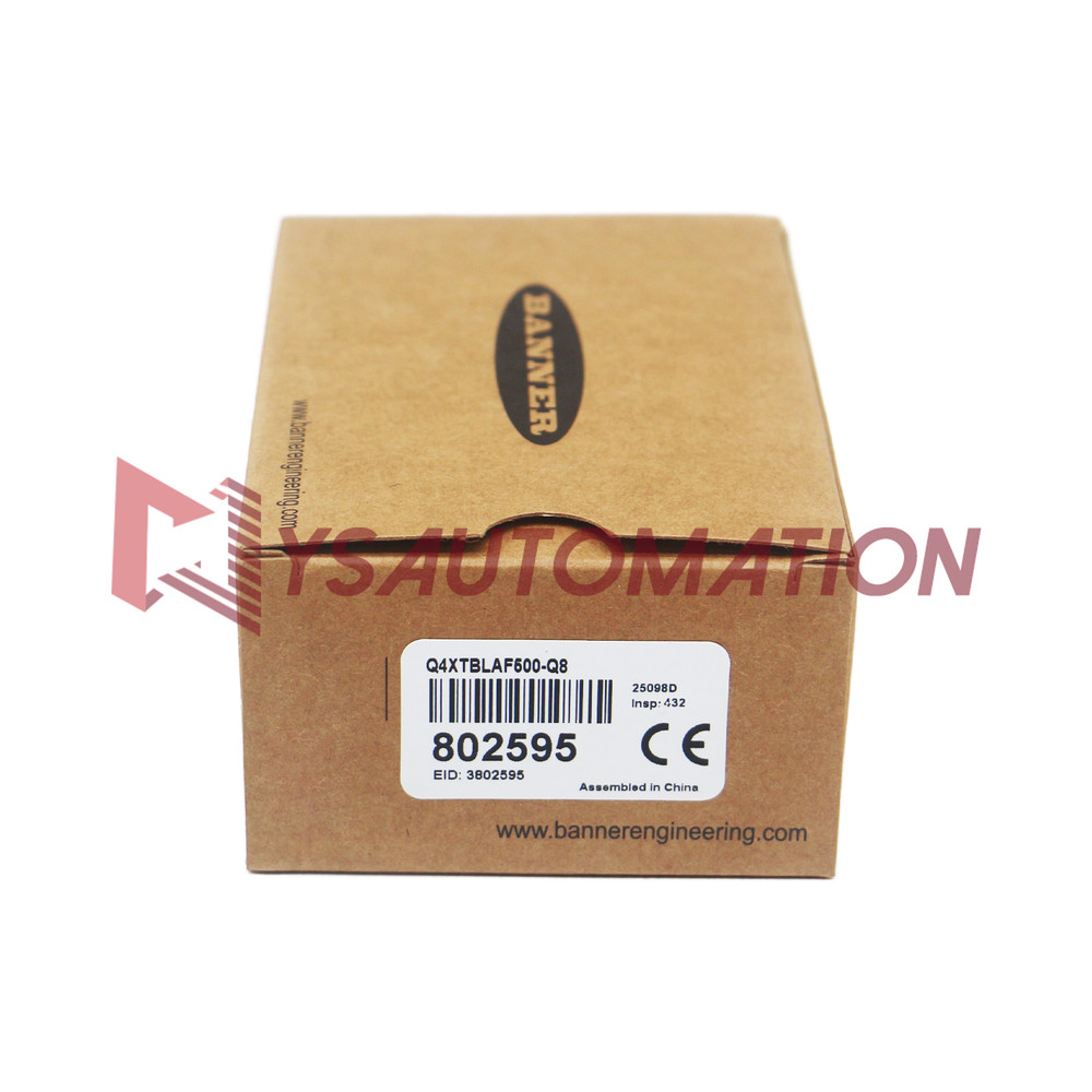 YG NEW BANNER Q4XTBLAF500-Q8 Photoelectric Sensor Fast shipping 10-30V dc